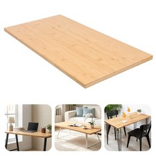 48" x 25" Butcher Block Countertop, 1.18 Inch Thick Solid Bamboo Desktop