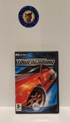 Need for Speed Underground PC CD-ROM 2003 EA Games 2-Disc Set UK Edition