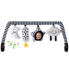 Baby Bouncer Toy Bar Soft with 4 Hanging Sensory Toys Attachment, Compatible ...