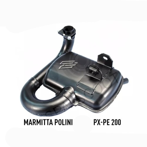 ORIGINAL POLINI AUSPUFF PIAGGIO VESPA PX PE 200 P200 P200E PX200E 2T -200.2022 - Bild 2 von 4