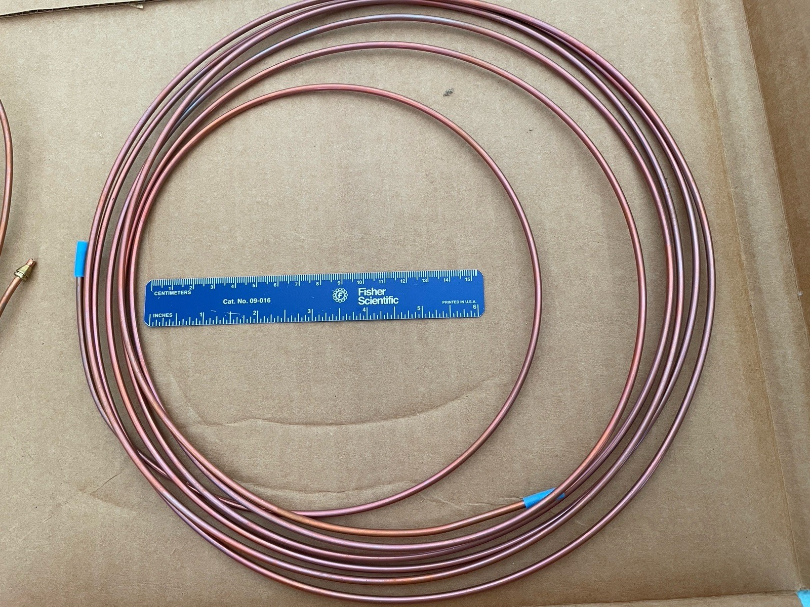 Agilent 5180-4196, 1/8in x 0.65in Copper Tubing,  15-20 Feet Coil