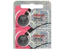 2-Maxell 1632 CR1632 ECR1632 Lithium 2 Batteries Exp 2025