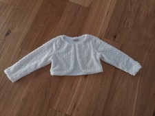 Bolero Fell 8 Years, Ca. Gr. 128 Weiß Kommunion, Hochzeit