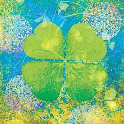 Grußkarte Good Luck -- 14x14 cm online bestellen  Top Qualität sofort
