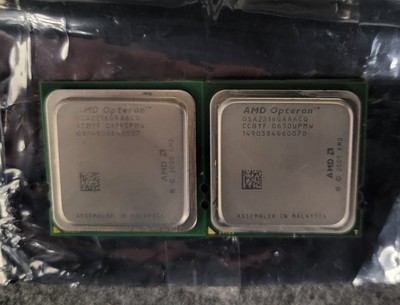 2x AMD Opteron 2216 Matched Pair Sockel 1207 Dual-Core 2,4GHz OSA2216GAA6CQ