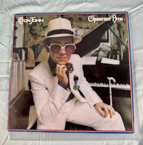 VINTAGE 1974 Elton John Greatest Hits LP Vinyl Record Album MCA 2128 First Press