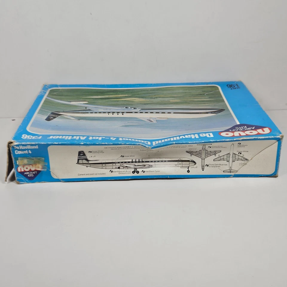 Novo De Havilland Comet 4-Jet Airliner F356 1:96 Scale Model Kit - Boxed UnBuilt - Image 3 of 4