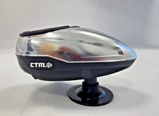 Bunkerkings CTRL Electronic Paintball Loader - Chrome/Black With Speedfeed