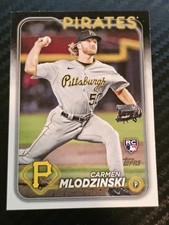 2024 Topps Series 1 - #31 Carmen Mlodzinski (RC) Pittsburgh Pirates 