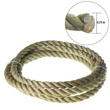 Artificial Manila Heavy Duty PP 3 Strand Twisted Arborist Rigging Rope