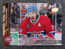 2015-16 UPPER DECK SERIES ONE TOMAS PLEKANEC UD MIDNIGHT PARALLEL#96#D03/25