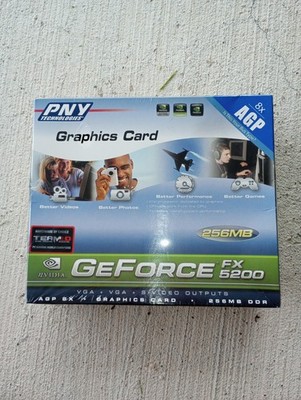 PNY NVIDIA GeForce FX 5200 (VCGFX522PPBCU) 256MB DDR SDRAM PCI Graphics adapter