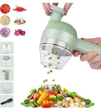 Food Chopper Elerctric Handheld Cooking Hammer 4 in 1 Wireless New!
