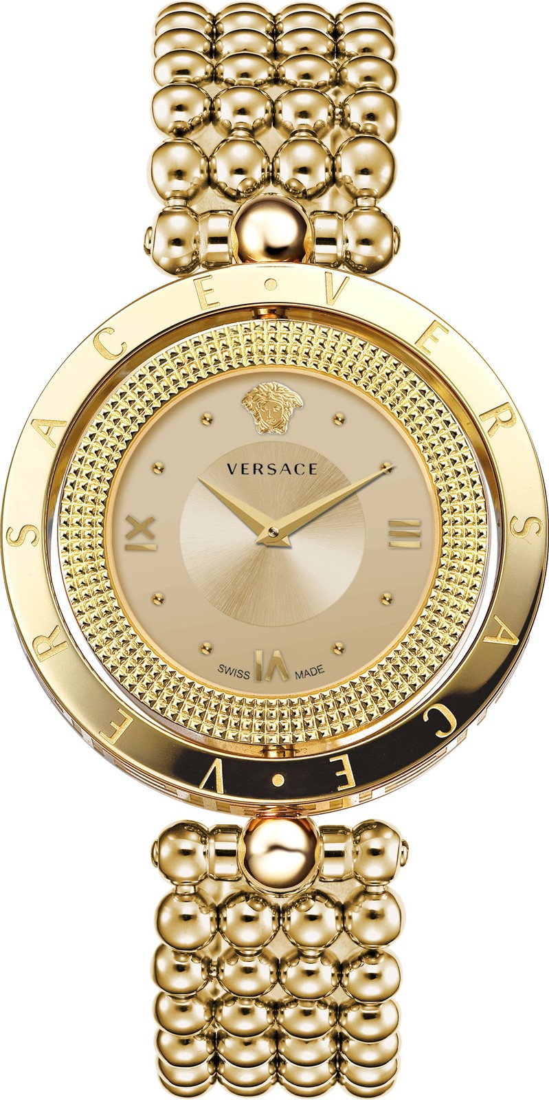 Versace VE7901623 Eon gold Stainless Steel Women's Watch NEW