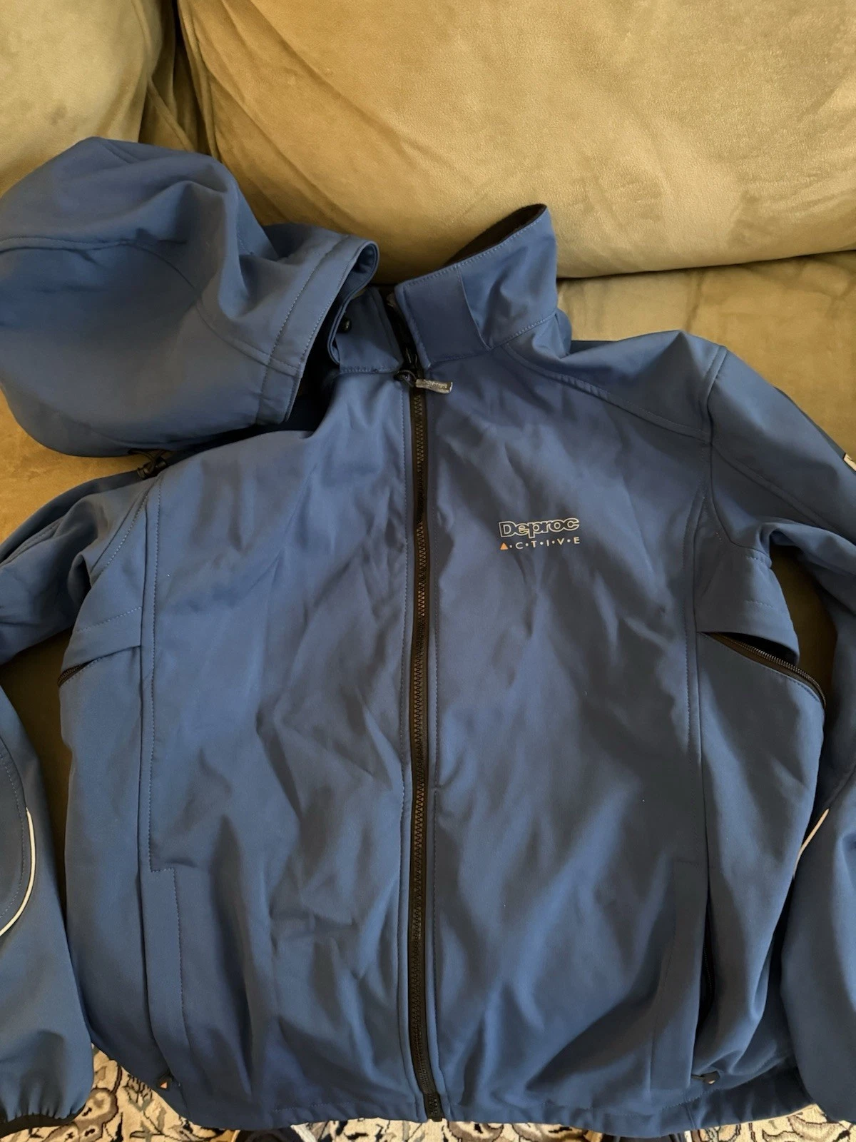 Deproc-Active Men's Jacket Ski Jacket, Blue, M