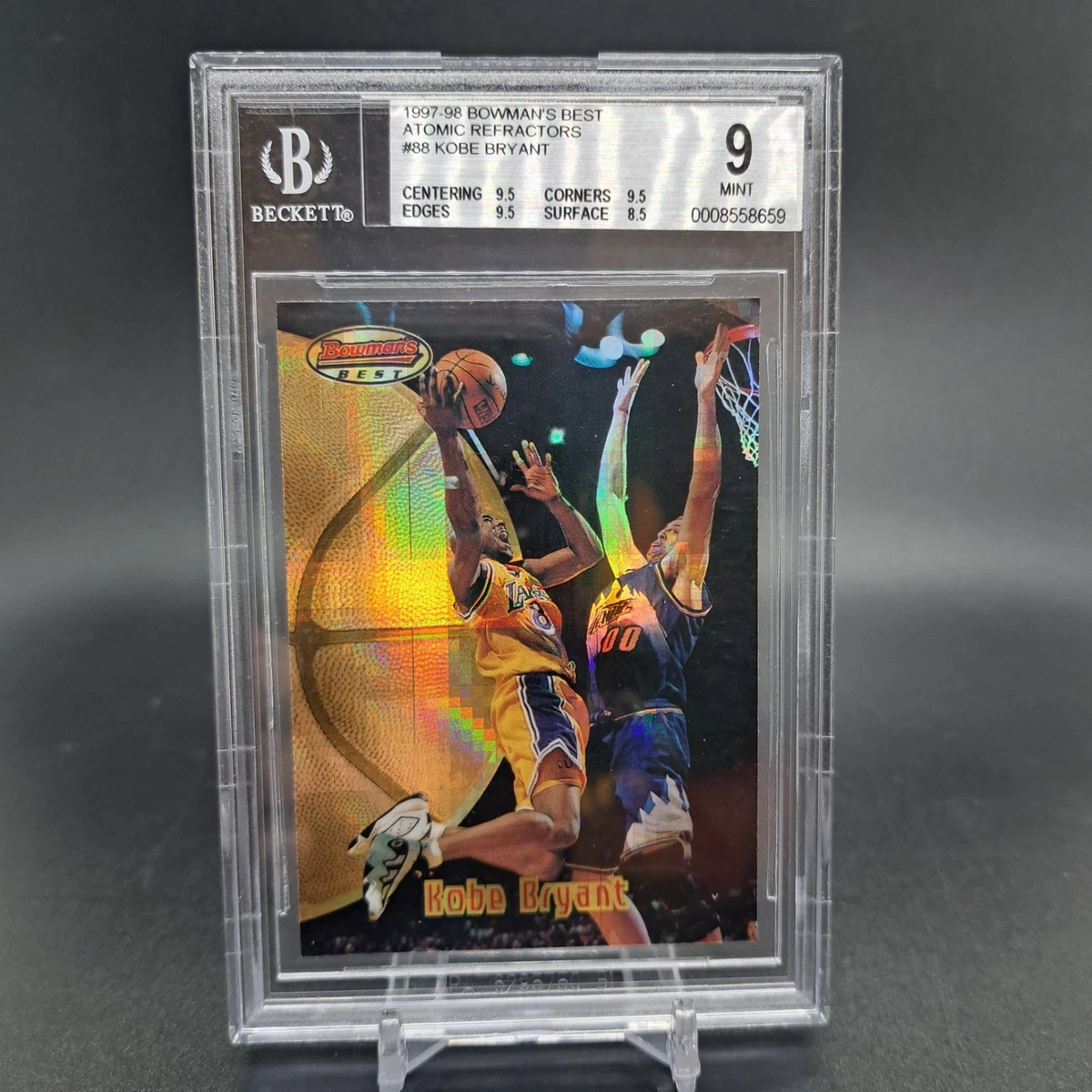 Bowman Kobe Bryant Basketball 1997-98 Season Sports Trading Cards