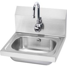 Krowne HS-11 16"" Wide Hand Sink with Electronic Faucet Electronic Sensor