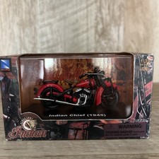 Small scale 1945 Indian Chief flathead red New-Ray In Box
