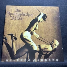 Die Apokalyptischen Reiter- Allegro Barbaro 1999 Used Cd Excellent Black Metal