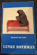Quality of Life Lenke Rothman art poetry writing avant garde htf 1981