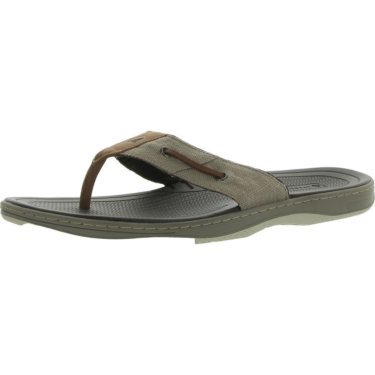 Мужские коричневые плетеные шлепанцы Sperry с круглым носком размер 13 средний D BHFO 8830 6690₽