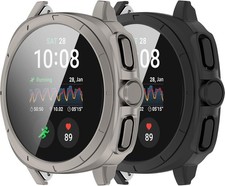 Rugged Bumper Frame Case with Tempered Glass for Samsung Galaxy Watch 7 44mm