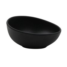 GET B-401-DG Riverstone Dark Gray Melamine 2 oz. Oval Sauce Cup - 4 Doz