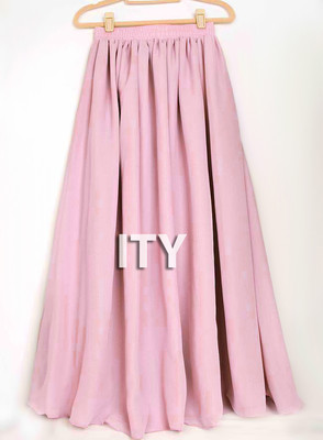 Anmain Chiffon Gonne Donna, Elegante Gonnella Moda Gonna A Vita Alta Skirt Danza Cocktail Gonne - Foto 6