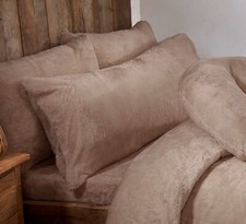 Mink Teddy Fleece Fur Body Bolster Long Pillowcase, Thermal, Nursing Pregnancy
