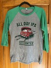Founders Brewery - All Day Ipa Canoe Green Baseball T-shirt Unisex Small