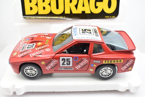 Modellino auto rally scala 1:24 Porsche 924 Turbo GR.2 Burago diecast modellismo - Foto 6 di 7