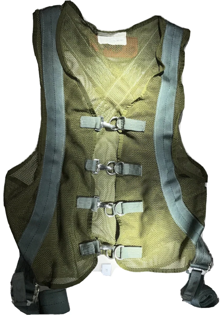 US MILITARY AERIAL SAFETY VEST ASSEMBLY 214 070 321 101 Air Ops