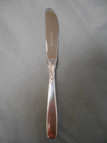 Lunt Sterling Silver STARFIRE Pattern 1 Butter Spreader 6 1/8" Vintage 1950's