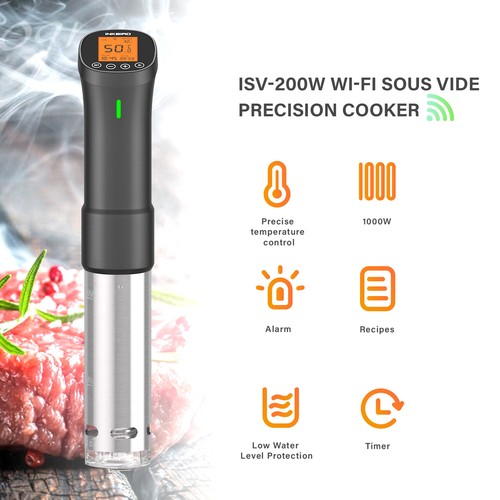 Inkbird Dry Moist Vacuum sealer Sealing Machine + Sous Vide Slow Cooker Timer AU - Picture 9 of 12
