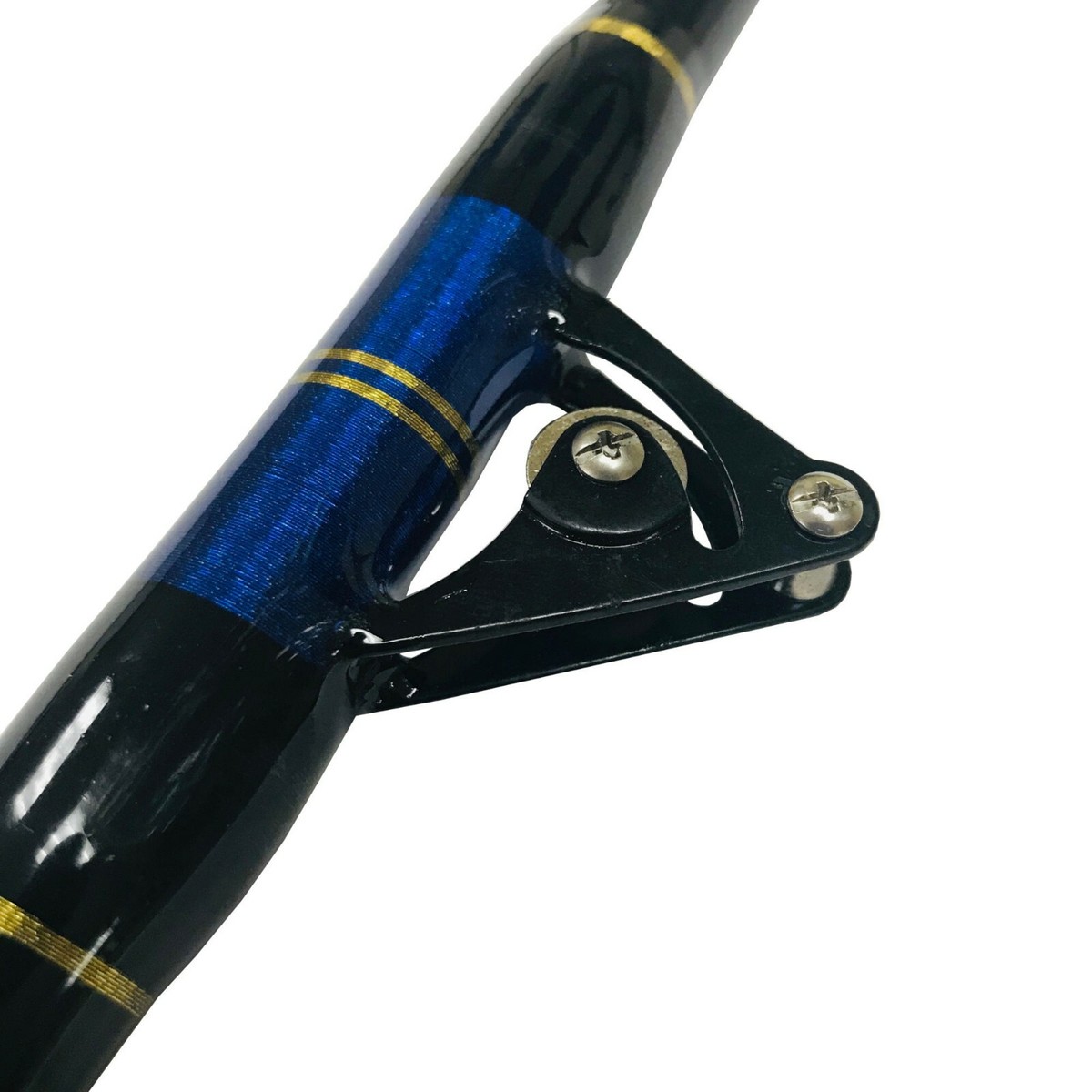 Saltwater Fishing Rod All Roller Guides 30 - 50 Lb. Pole for sale