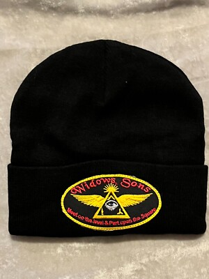 Widows Sons Masonic Wings Knit Cap Hat Winter Warm Freemason Fraternity NEW!