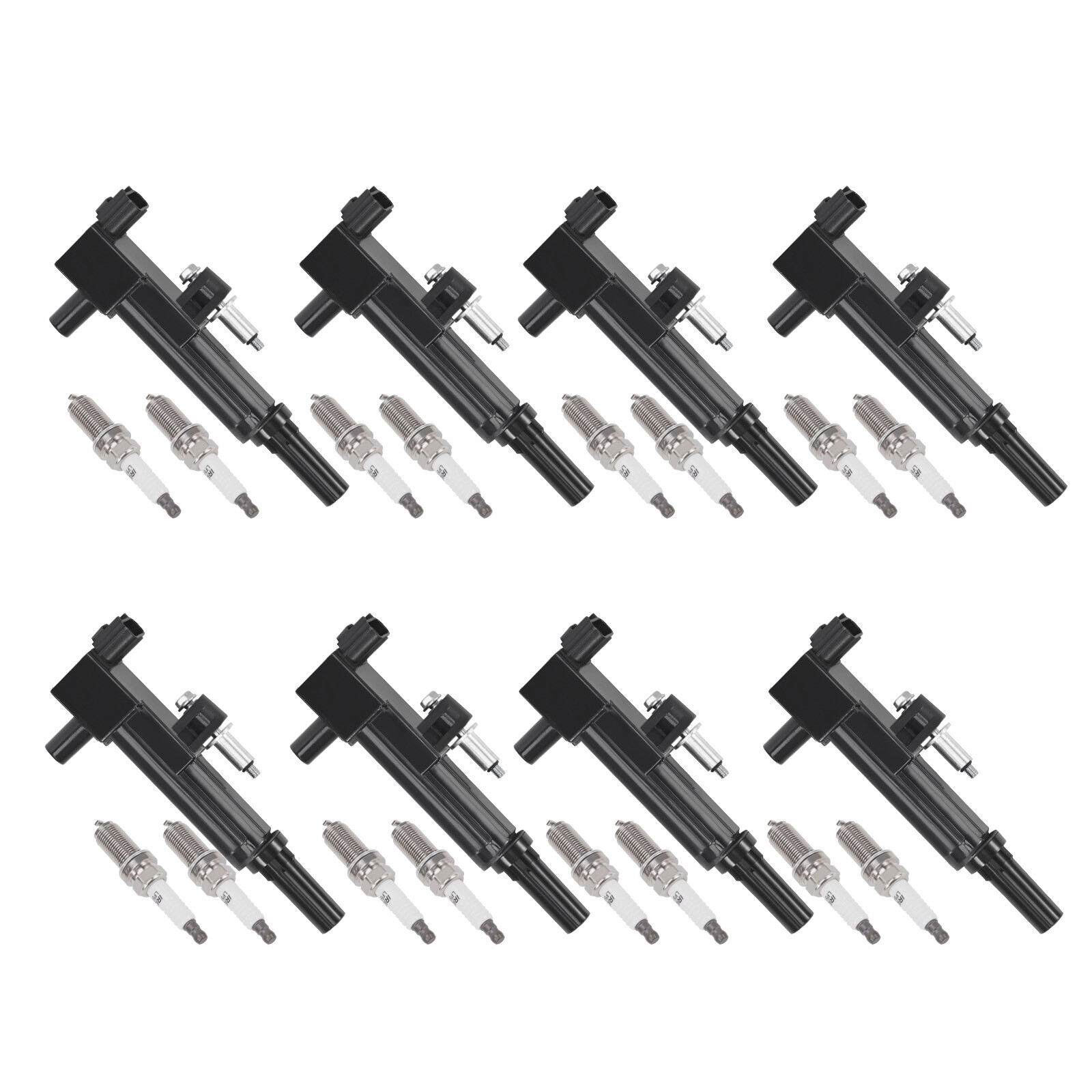 8pcs Ignition Coil & 16pcs Spark Plugs Compatible with 2011 Ram Dakota 4.7L V8 Engine UF601 4469
