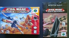 Star Wars Rogue Squadron (Nintendo 64) Authentic Box, Manual ***NO GAME***