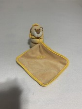 FAO Plush Lion Plush Baby Lovey Stuffed Animal Tan Yellow Toy