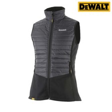 Dewalt Womens Workwear Florence Gilet Bodywarmer Slim Fit Jacket Black Dwc235