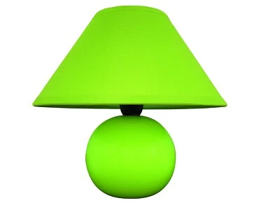 Rabalux 4907 Tischleuchte Ariel, E14, Keramik, grün, rund, Standard, ø200mm - Bild 1 von 4