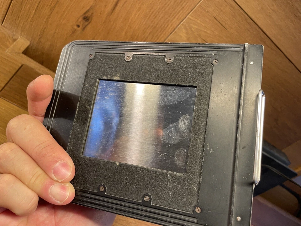 *Exc+5* Linhof Super Rollex 56x72 120 Roll Film Back Holder for 4x5 Camera / JPN - Image 4 of 4