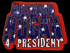 HOLLYWOOD HOGAN 4 PRESIDENT Vintage WCW nWo custom shape Sticker Prism Sticker