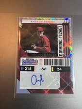 2021 Panini Contenders AUTO Andrew Painter RC 3/15 Phillies Diamond Ticket