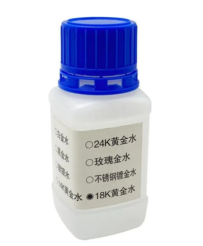 100ml Bottle Gold Plating Solution 24k Rose Black Platinum Electroplating Water - Picture 23 of 41