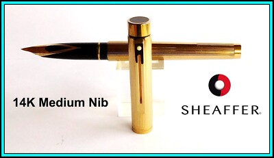 SHEAFFER TARGA 1005 Fountain Pen, Gold Electroplated - Lined