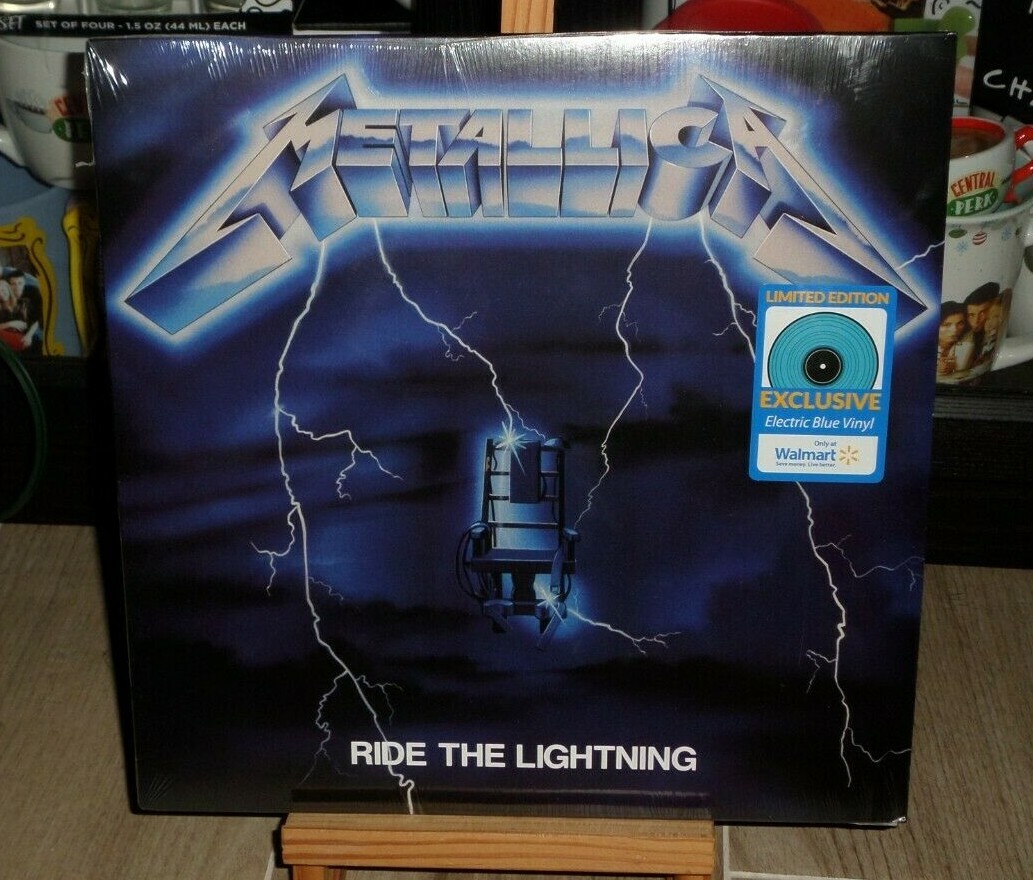 METALLICA RIDE THE LIGHTING WALMART BLUE LP FADE TO BLACK CREEPING