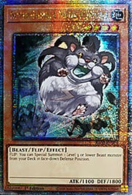 Super-Nimble Mega Hamster Yu-Gi-Oh! RA02-EN004 Quarter Century Secret Rare