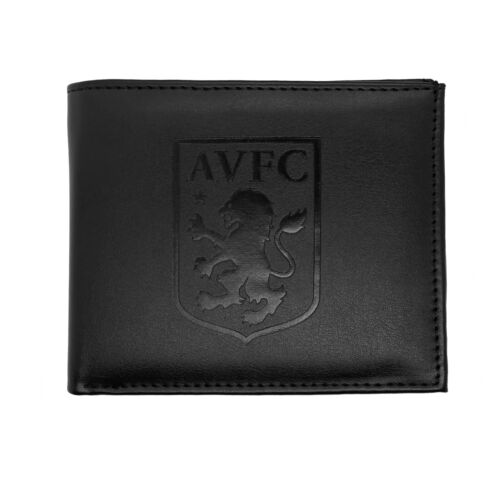 Billetera Aston Villa FC dinero en relieve cresta regalo oficial de fútbol americano - Imagen 1 de 3