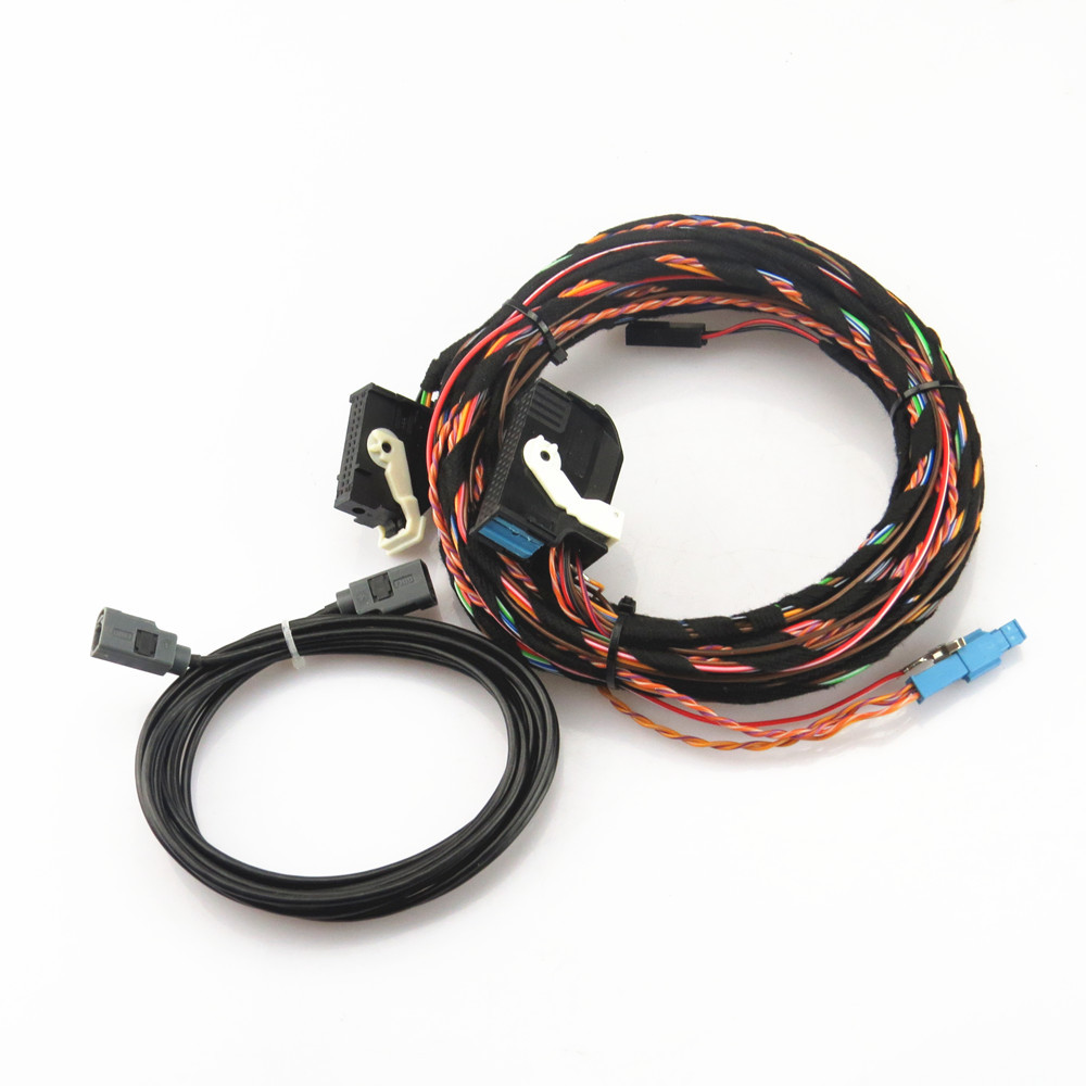 RCD510 RNS510 Reversing Electronic Camera Cable Harness For VW Tiguan